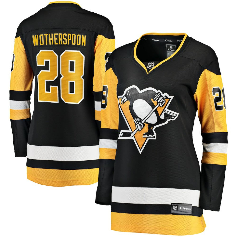 Parker Wotherspoon Pittsburgh Penguins Fanatics Women's Home Breakaway Jersey - Black | Fanatics online