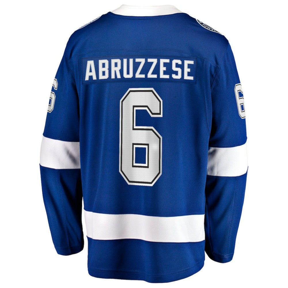 Nick Abruzzese Tampa Bay Lightning Fanatics Home Breakaway Jersey - Blue | Fanatics Clearance