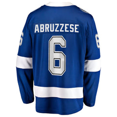 Nick Abruzzese Tampa Bay Lightning Fanatics Home Breakaway Jersey - Blue | Fanatics Clearance