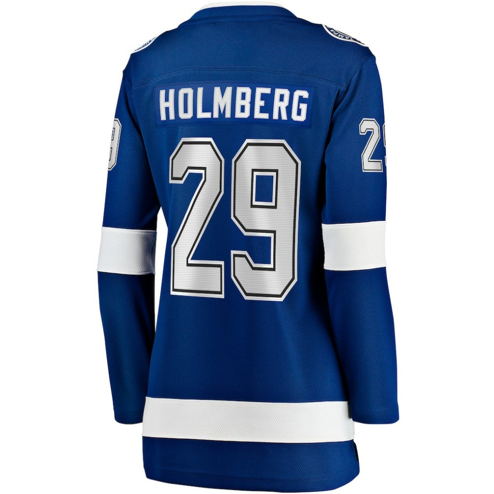 Pontus Holmberg Tampa Bay Lightning Fanatics Women's Home Breakaway Jersey - Blue | Fanatics Lifestyle