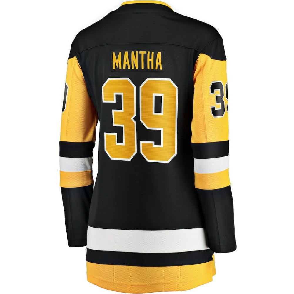 Anthony Mantha Pittsburgh Penguins Fanatics Women's Home Breakaway Jersey - Black | Fanatics Lifestyle