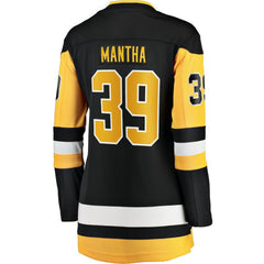 Anthony Mantha Pittsburgh Penguins Fanatics Women's Home Breakaway Jersey - Black | Fanatics Lifestyle