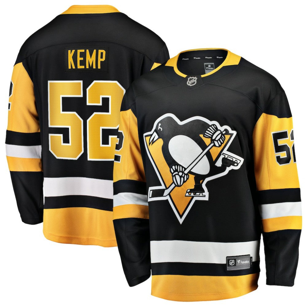 Philip Kemp Pittsburgh Penguins Fanatics Home Breakaway Jersey - Black | Fanatics discount