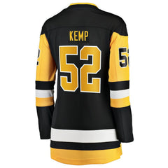 Philip Kemp Pittsburgh Penguins Fanatics Women's Home Breakaway Jersey - Black | Fanatics sale