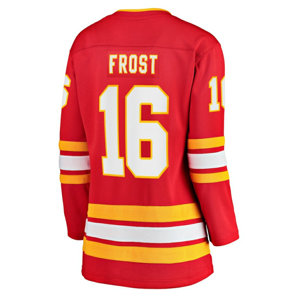 Morgan Frost Calgary Flames Fanatics Women's Home Breakaway Jersey - Red | Fanatics Lifestyle