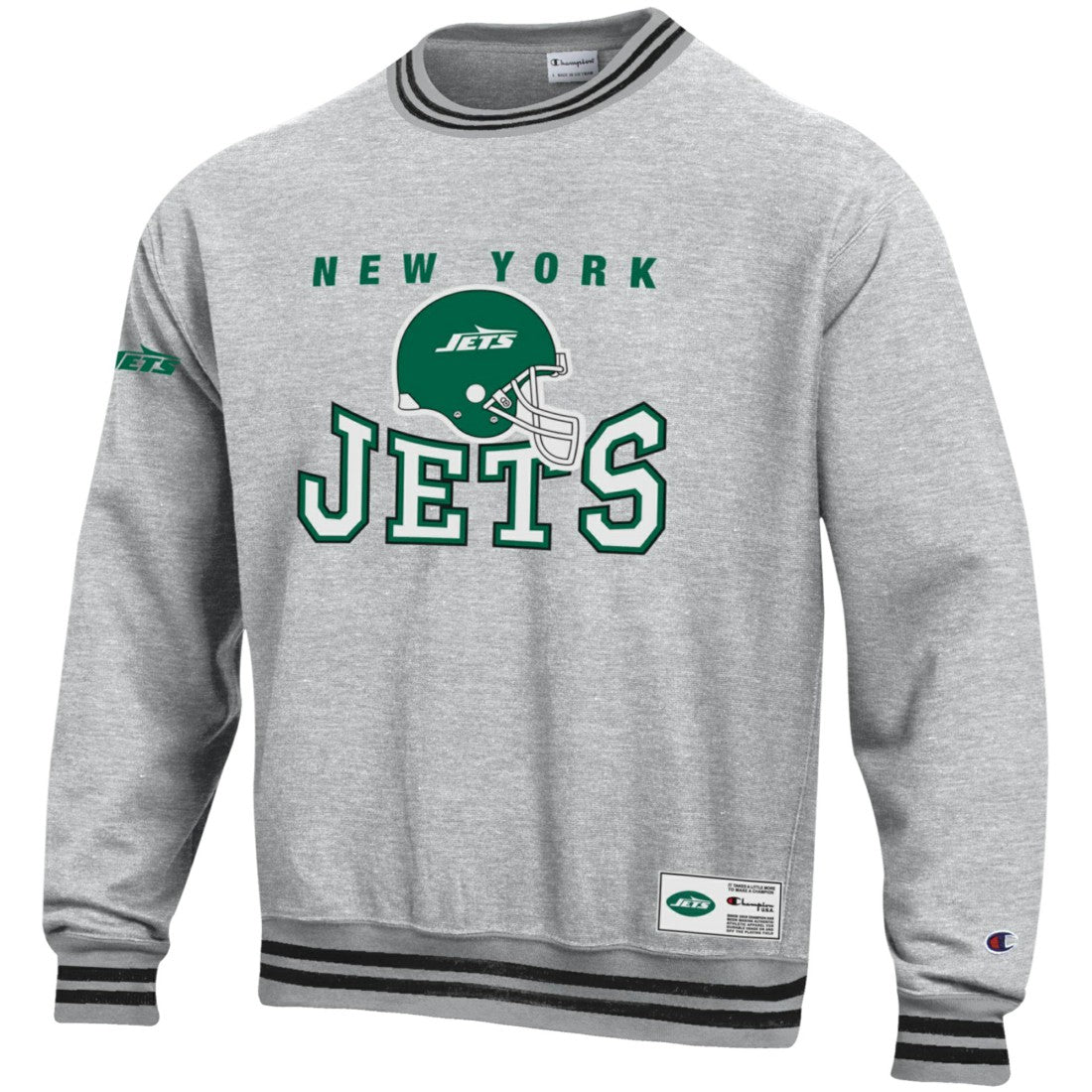 New York Jets Champion Reverse Weave Fleece Sweatshirt - Gray - NFL