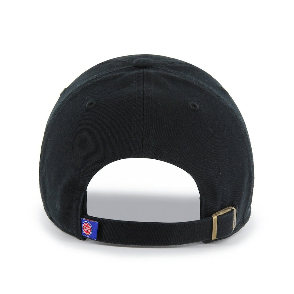 47 brand Detroit Pistons '47 Core Logo Clean Up Adjustable Hat Black