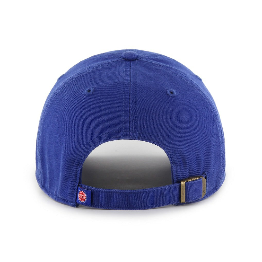 47 brand Detroit Pistons '47 Alternate Core Logo Clean Up Adjustable Hat Royal