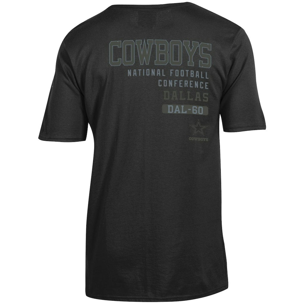Dallas Cowboys Champion Tonal Logo T-Shirt - Black - NFL