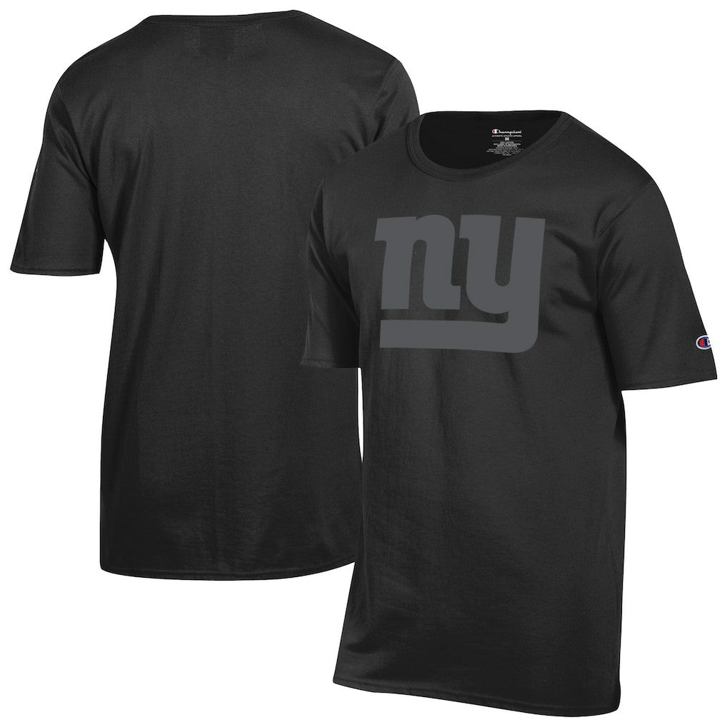 New York Giants Champion Tonal Logo T-Shirt - Black - NFL