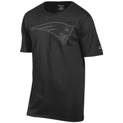 New England Patriots Champion Tonal Logo T-Shirt - Black - NFL