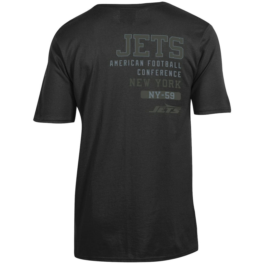 New York Jets Champion Tonal Logo T-Shirt - Black - NFL