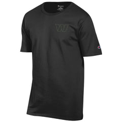 Washington Commanders Champion Tonal Logo T-Shirt - Black - NFL
