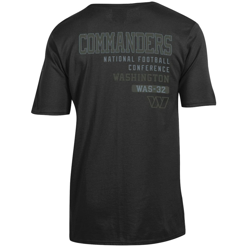 Washington Commanders Champion Tonal Logo T-Shirt - Black - NFL