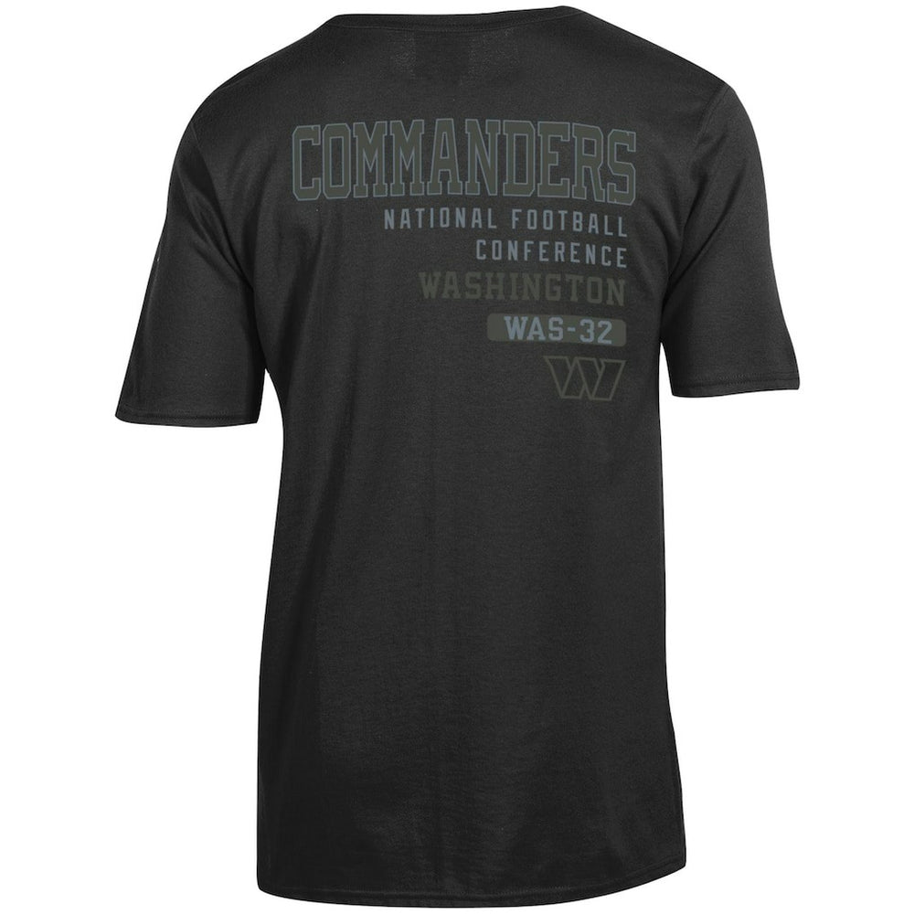 Washington Commanders Champion Tonal Logo T-Shirt - Black - NFL