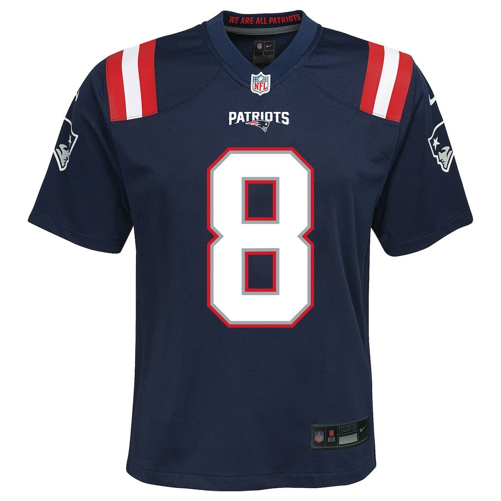 Stefon Diggs New England Patriots Youth Team Game Jersey - Navy - Nike