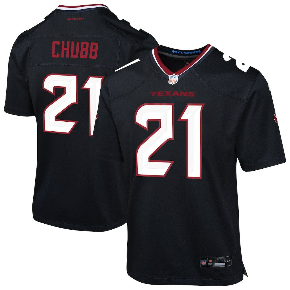 Nick Chubb Houston Texans Youth Team Game Jersey - Navy - Nike