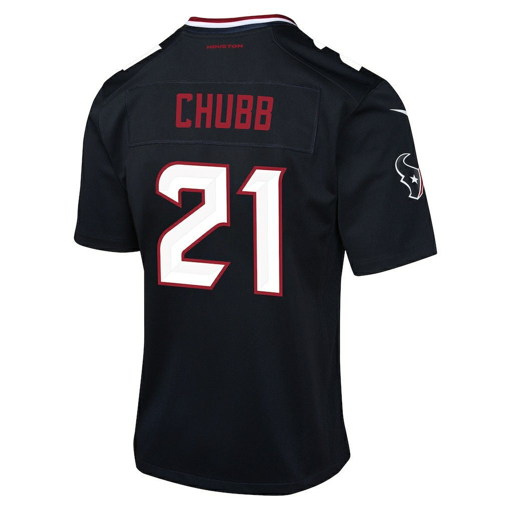 Nick Chubb Houston Texans Youth Team Game Jersey - Navy - Nike