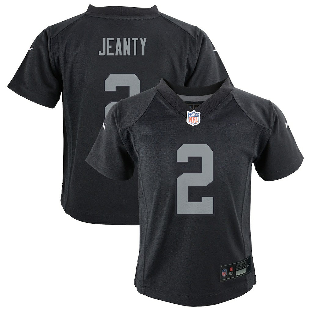 Ashton Jeanty Las Vegas Raiders Preschool Team Player Game Jersey - Black - Nike