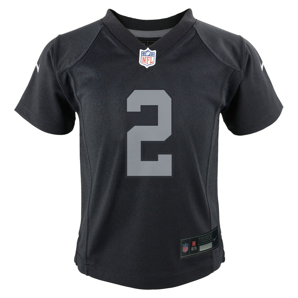 Ashton Jeanty Las Vegas Raiders Preschool Team Player Game Jersey - Black - Nike