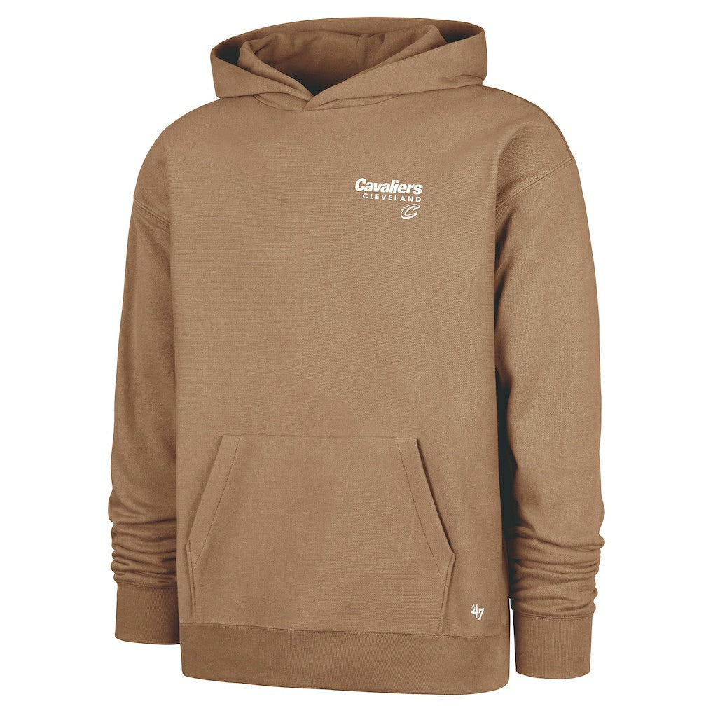 47 brand Cleveland Cavaliers '47 Triple Double Foundation Premium Hoodie Sweatshirt Khaki