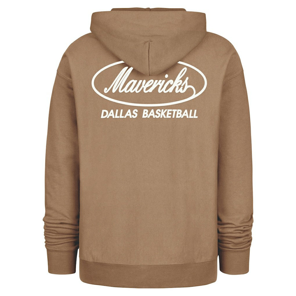 47 brand Dallas Mavericks '47 Triple Double Foundation Premium Hoodie Sweatshirt Khaki
