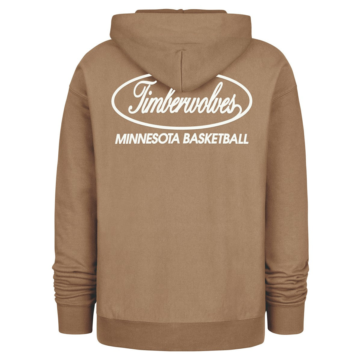 47 brand Minnesota Timberwolves '47 Triple Double Foundation Premium Hoodie Sweatshirt Khaki