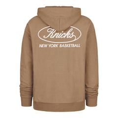47 brand New York Knicks '47 Triple Double Foundation Premium Hoodie Sweatshirt Khaki