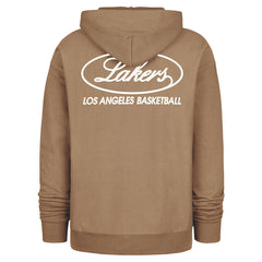 47 brand Los Angeles Lakers '47 Triple Double Foundation Premium Hoodie Sweatshirt Khaki