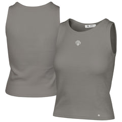 47 brand New York Knicks '47 Women's Cropped Skyhook Baby Rib Tank Gray
