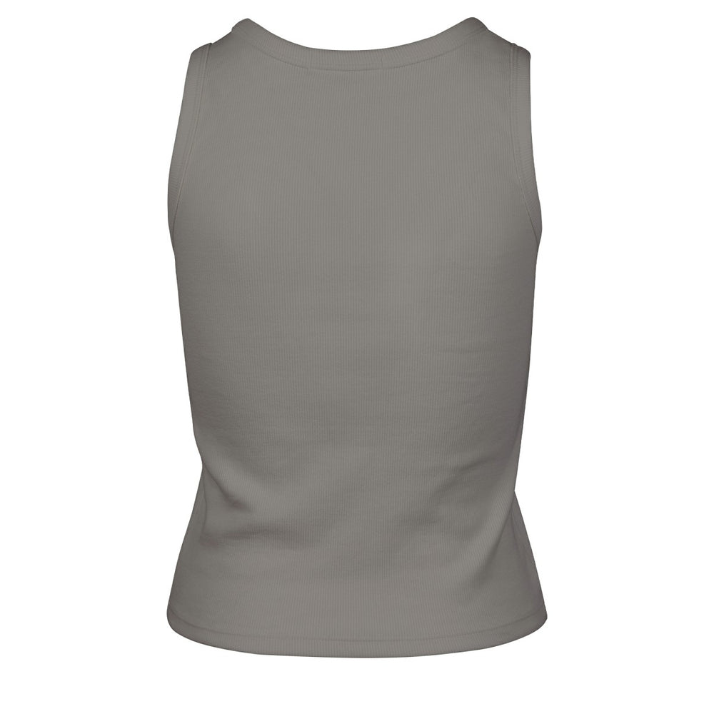 47 brand New York Knicks '47 Women's Cropped Skyhook Baby Rib Tank Gray