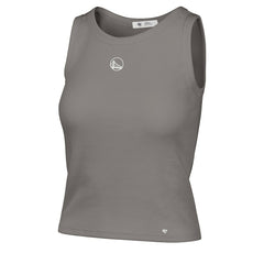 47 brand Golden State Warriors '47 Women's Cropped Skyhook Baby Rib Tank Gray