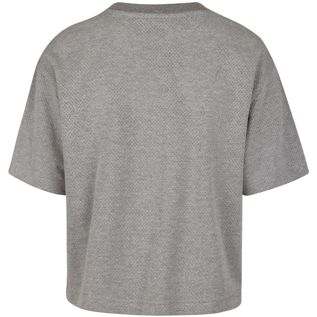 47 brand Boston Celtics '47 Women's Pivot Drop Needle Cropped T-Shirt Gray