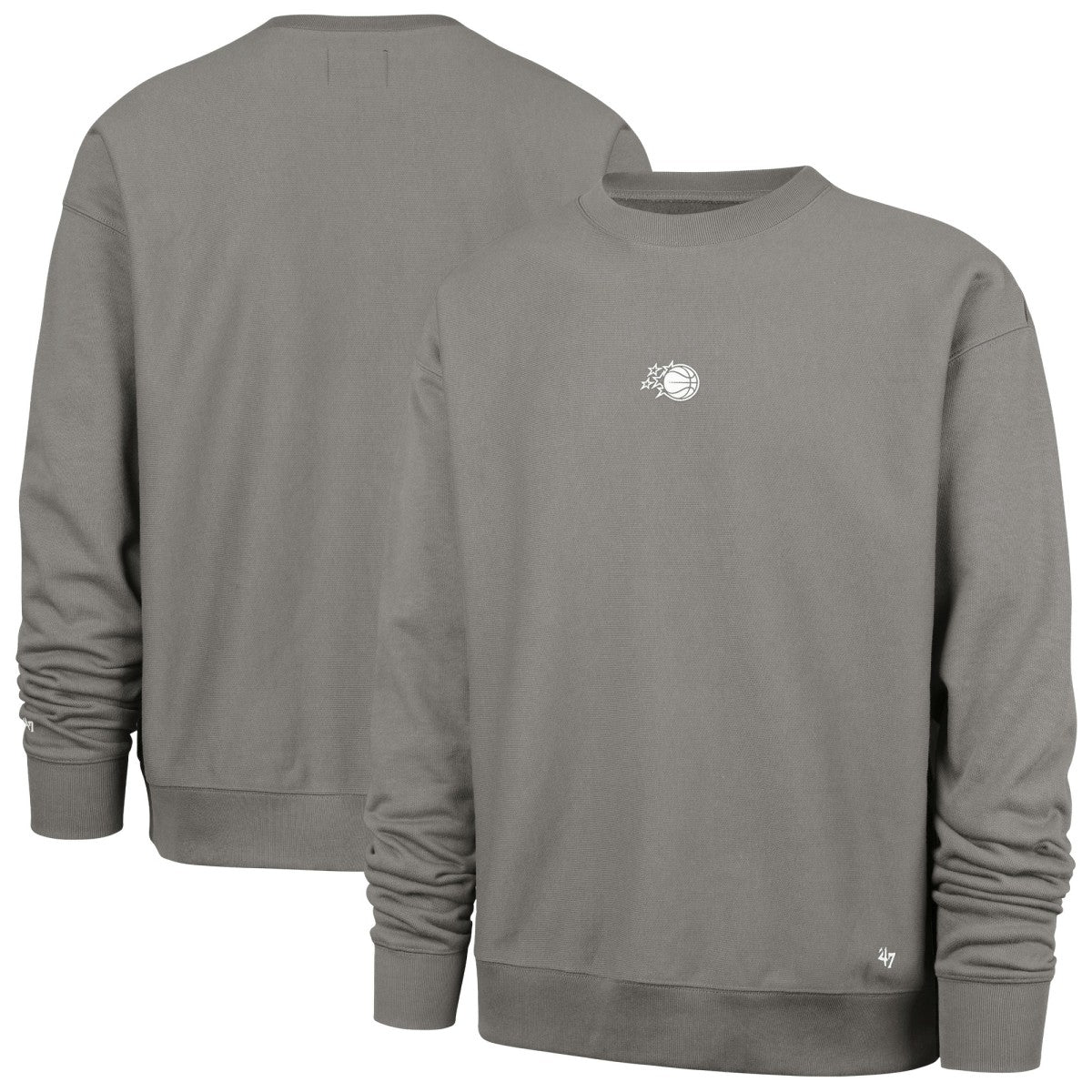 47 brand Orlando Magic '47 Offside Foundation Crew Neck Sweatshirt Gray