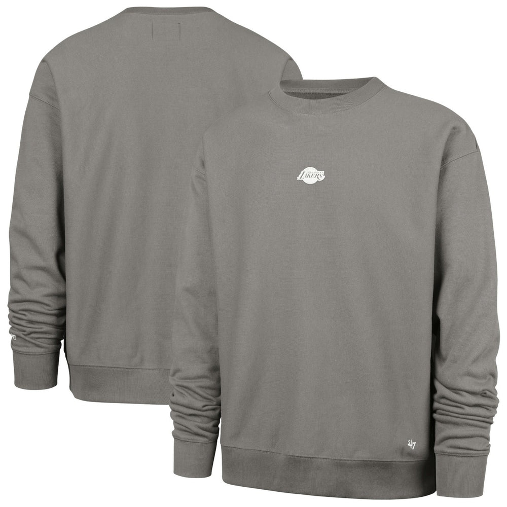 47 brand Los Angeles Lakers '47 Offside Foundation Crew Neck Sweatshirt Gray