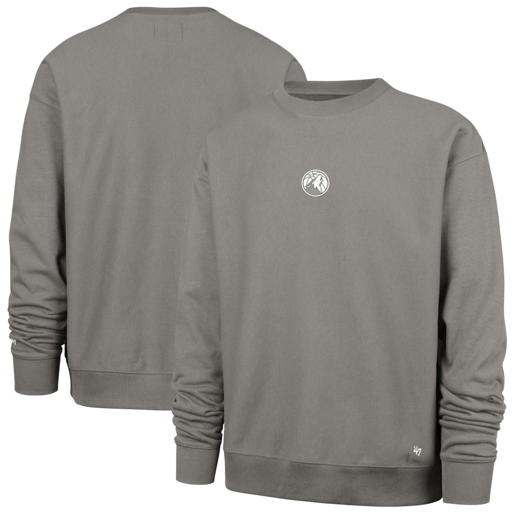 47 brand Minnesota Timberwolves '47 Offside Foundation Crew Neck Sweatshirt Gray
