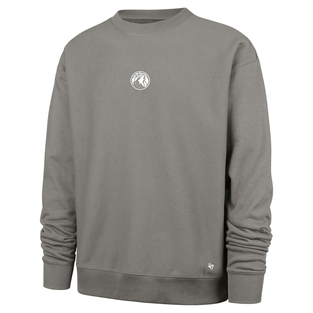 47 brand Minnesota Timberwolves '47 Offside Foundation Crew Neck Sweatshirt Gray