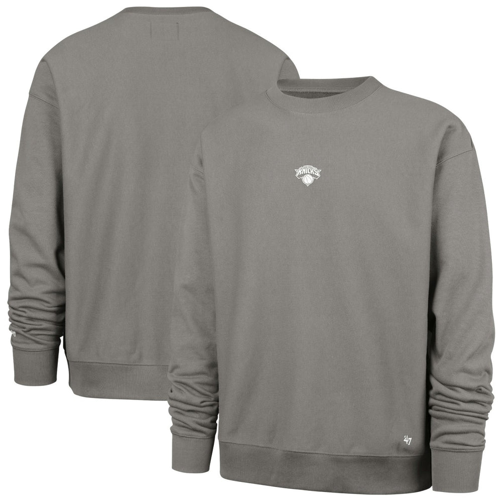 47 brand New York Knicks '47 Offside Foundation Crew Neck Sweatshirt Gray