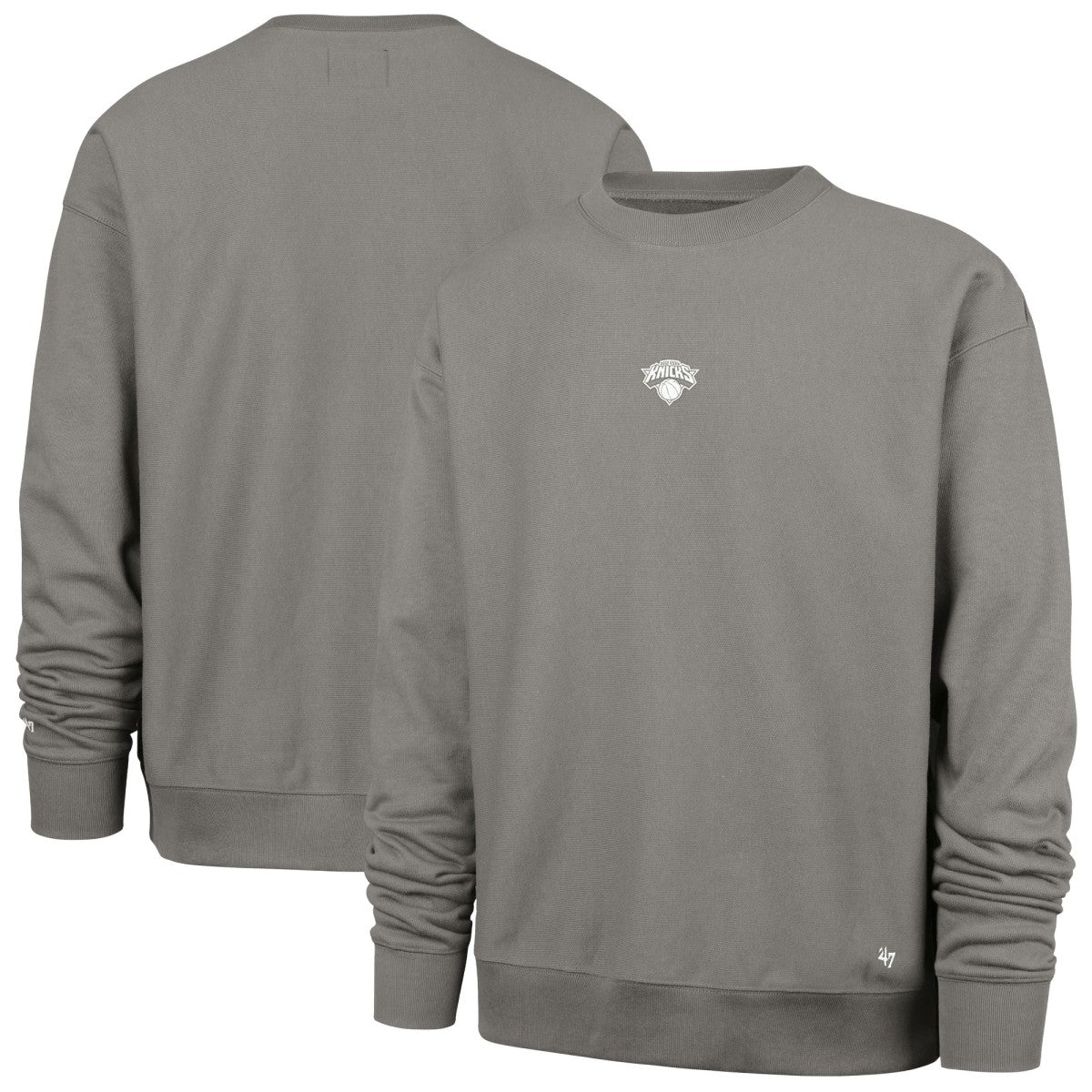 47 brand New York Knicks '47 Offside Foundation Crew Neck Sweatshirt Gray