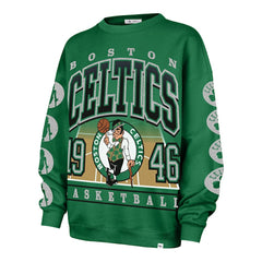 47 brand Boston Celtics '47 Women's Go Big Oversized Sweatshirt Kelly Green