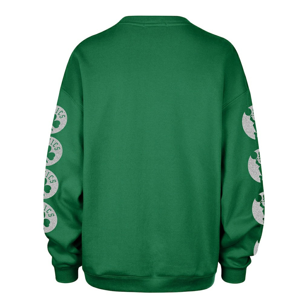 47 brand Boston Celtics '47 Women's Go Big Oversized Sweatshirt Kelly Green