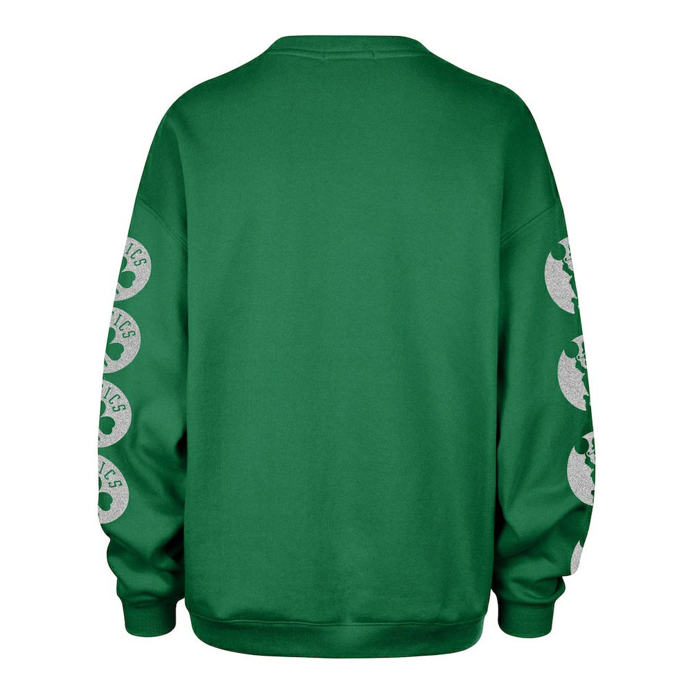 47 brand Boston Celtics '47 Women's Go Big Oversized Sweatshirt Kelly Green