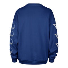 47 brand Golden State Warriors '47 Women's Go Big Oversized Sweatshirt Royal