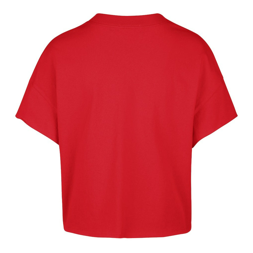 47 brand Chicago Bulls '47 Women's Elation Oversized Notch Neck T-Shirt Red