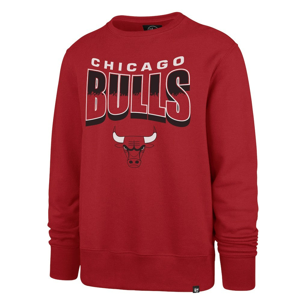 47 brand Chicago Bulls '47 Unisex Brush By Headline Crewneck Sweatshirt Red