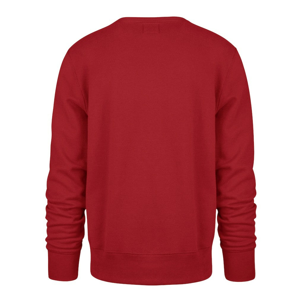 47 brand Atlanta Hawks '47 Unisex Brush By Headline Crewneck Sweatshirt Red