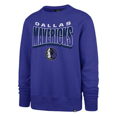 47 brand Dallas Mavericks '47 Unisex Brush By Headline Crewneck Sweatshirt Blue