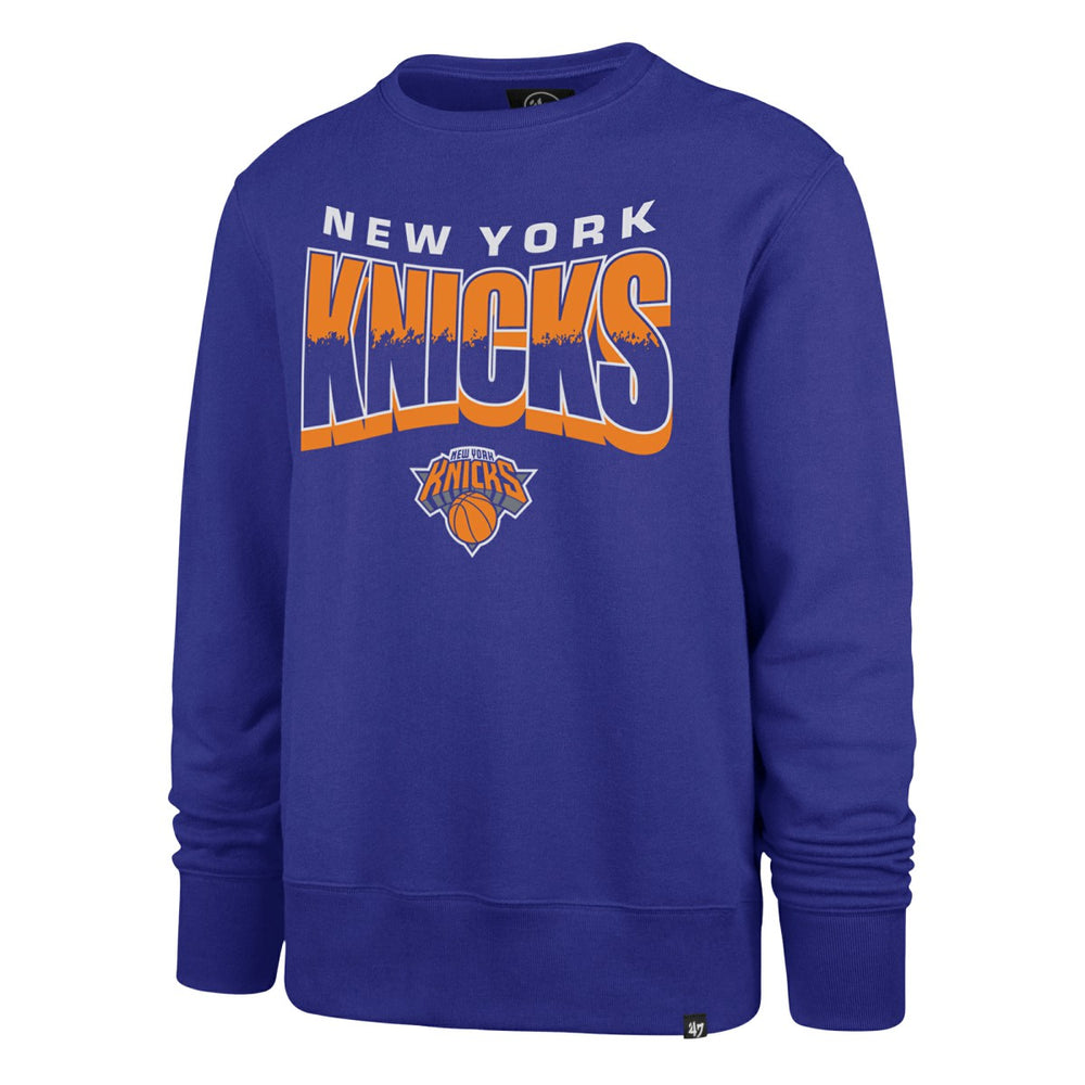 47 brand New York Knicks '47 Unisex Brush By Headline Crewneck Sweatshirt Blue