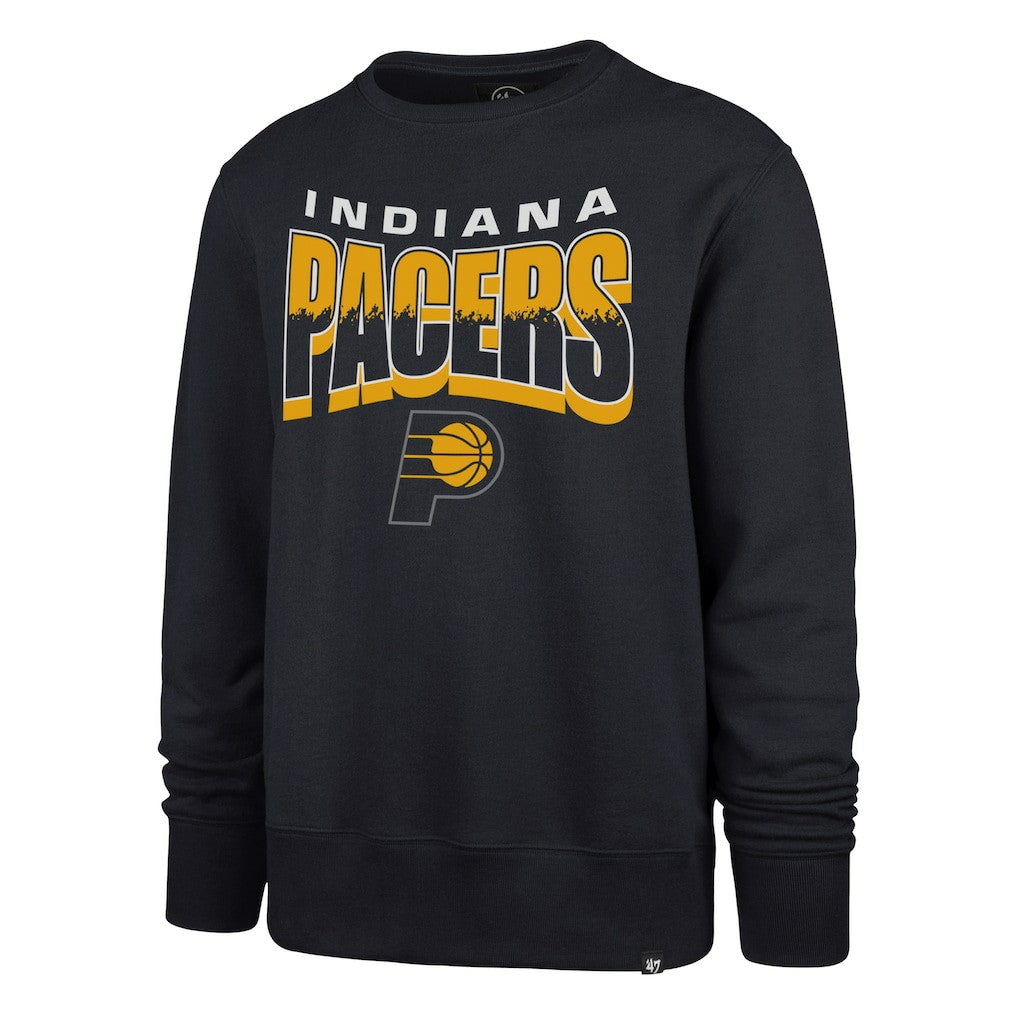 47 brand Indiana Pacers '47 Unisex Brush By Headline Crewneck Sweatshirt Navy