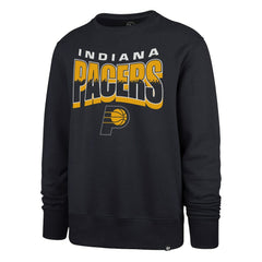 47 brand Indiana Pacers '47 Unisex Brush By Headline Crewneck Sweatshirt Navy